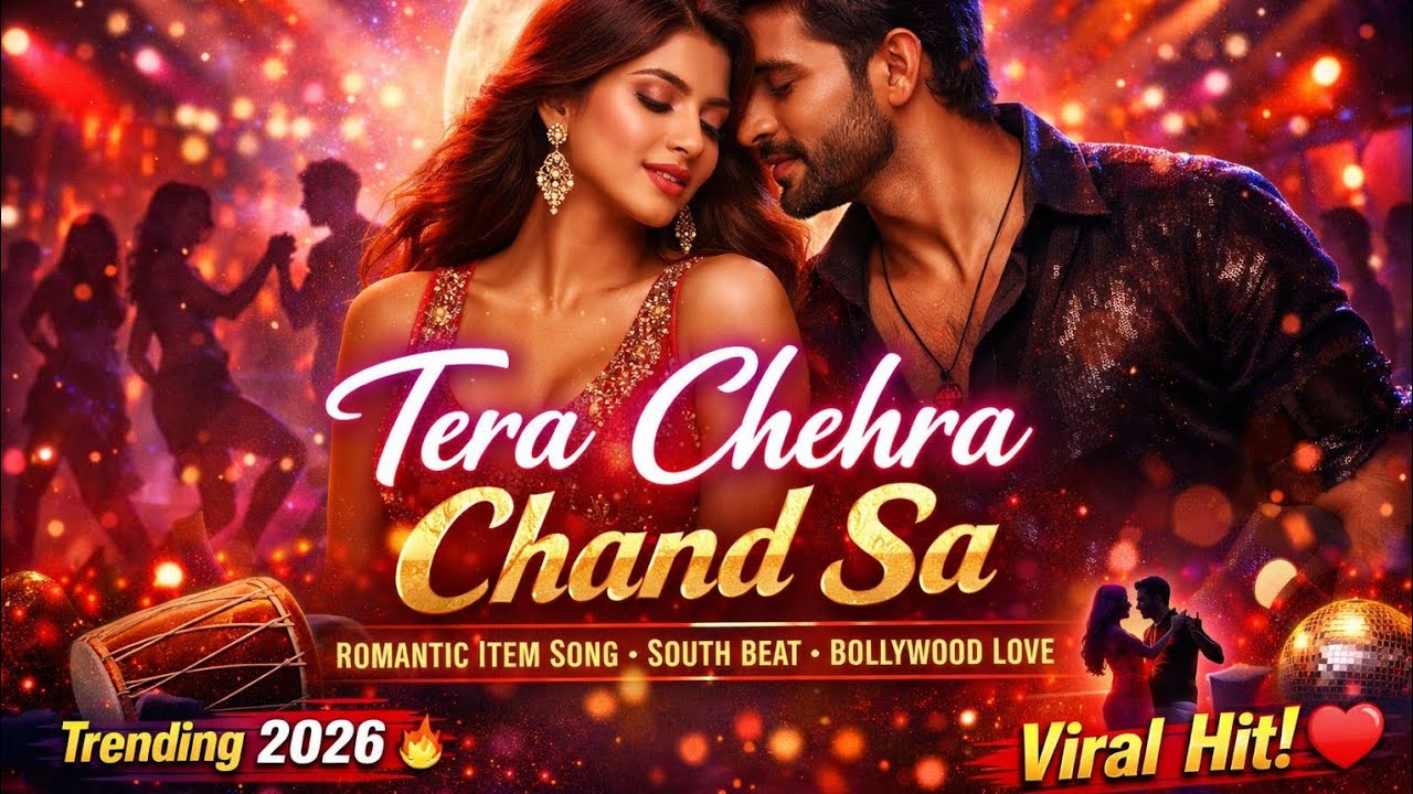 Tera Chehra Chand Sa | Romantic Item Song 2026 | South Beat Love Song | Trending