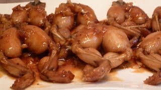 Hot Sticky Frog Legs Filipino Cooking Channel Exotic Recipes From Around The World - Frog Legs