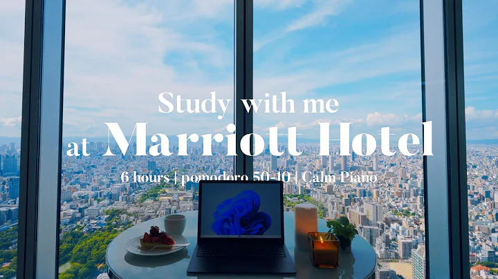 6-hour STUDY WITH ME💻 / pomodoro (50/10) / Calm Piano BGM / Focus music for studying