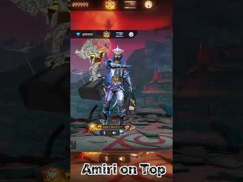 free fire Max player Amiri on Top #rich #money #gaming #freefiremax