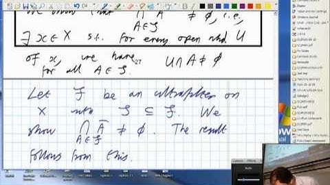 Lecture 8: Functional Analysis - The proof of Tychonoff