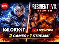 VALORANT First… Then SURVIVING Resident Evil Requiem 😱 LIVE