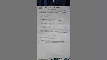 DAV Class 5 English Question paper of PT-2 2023-24 #shorts