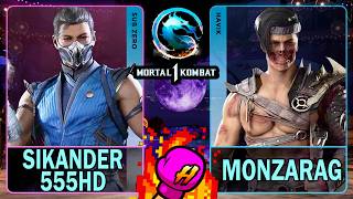 MK1 Sikander555HD (SUB-ZERO) VS Monzarag (HAVIK)🥊Mortal Kombat 1🥊4K 60ᶠᵖˢ