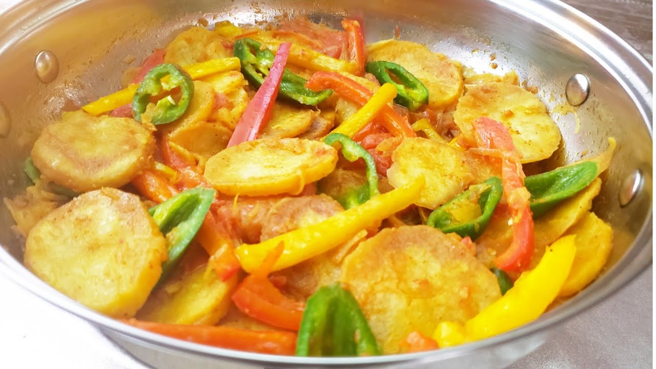 ድንች ጥብስ በቲማቲም || seifu on ebs || Ethiopian food || how to make ...