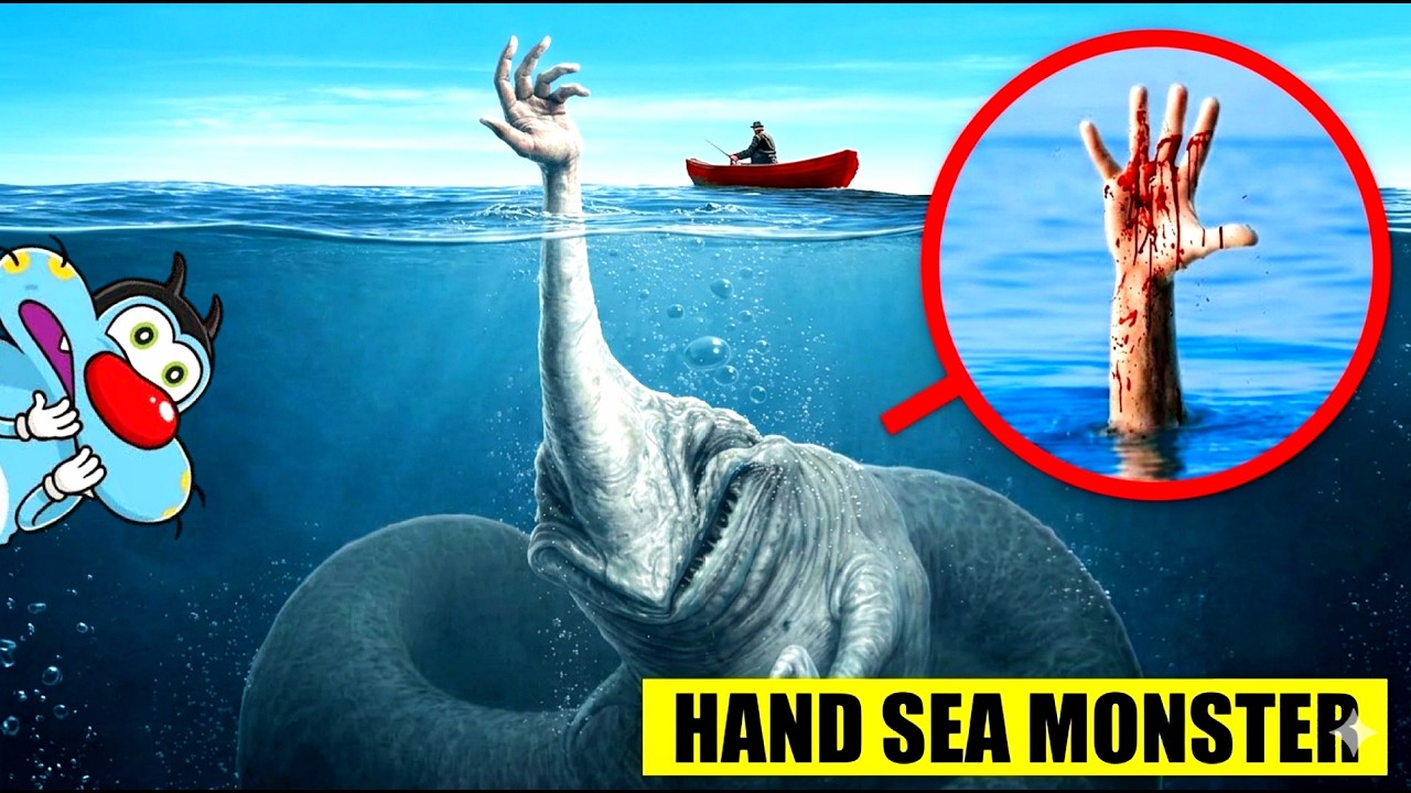 Found The Hand Sea Monster In The Ocean - YouTube
