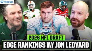 Celebrity Ranking the BEST Edge Rusher Draft Prospects w/ Jon Ledyard Wealth