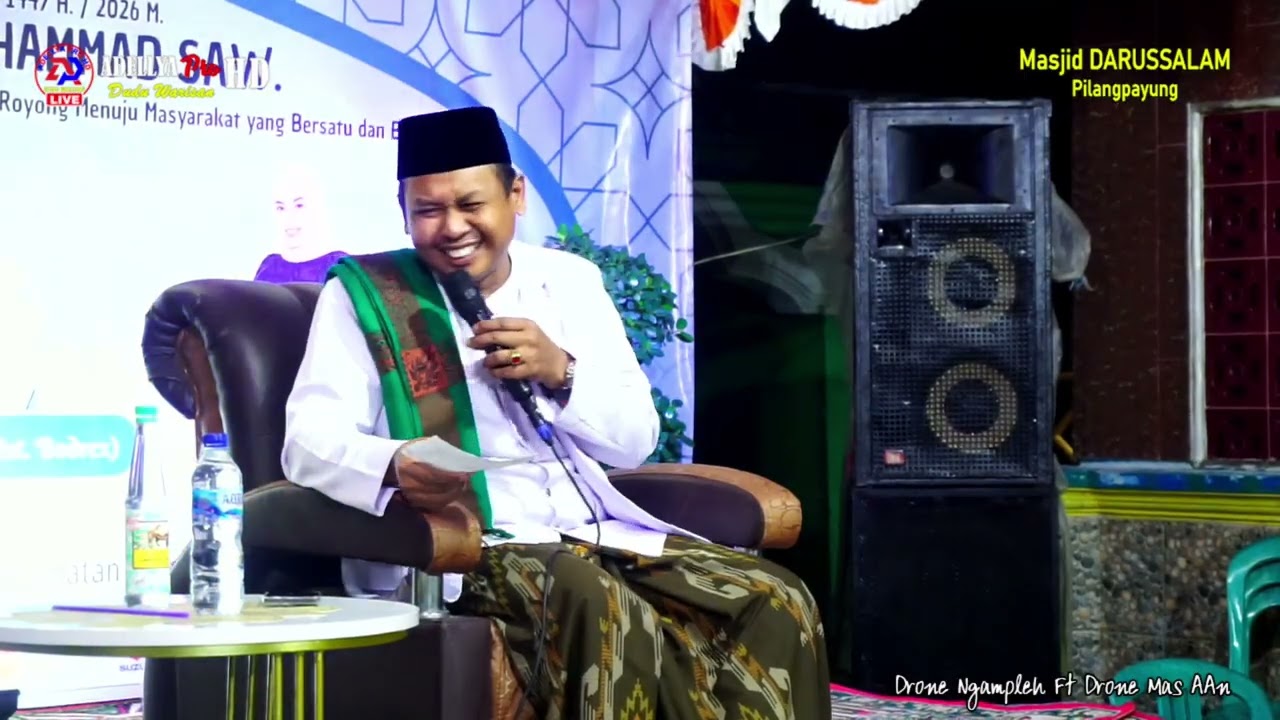 Ust.Moh.Mustaqin MZY ( Ustad Bodrek ) Live Show Masjid DARUSSALAM.Pilangpayung, Rabu 14 Januari 2026