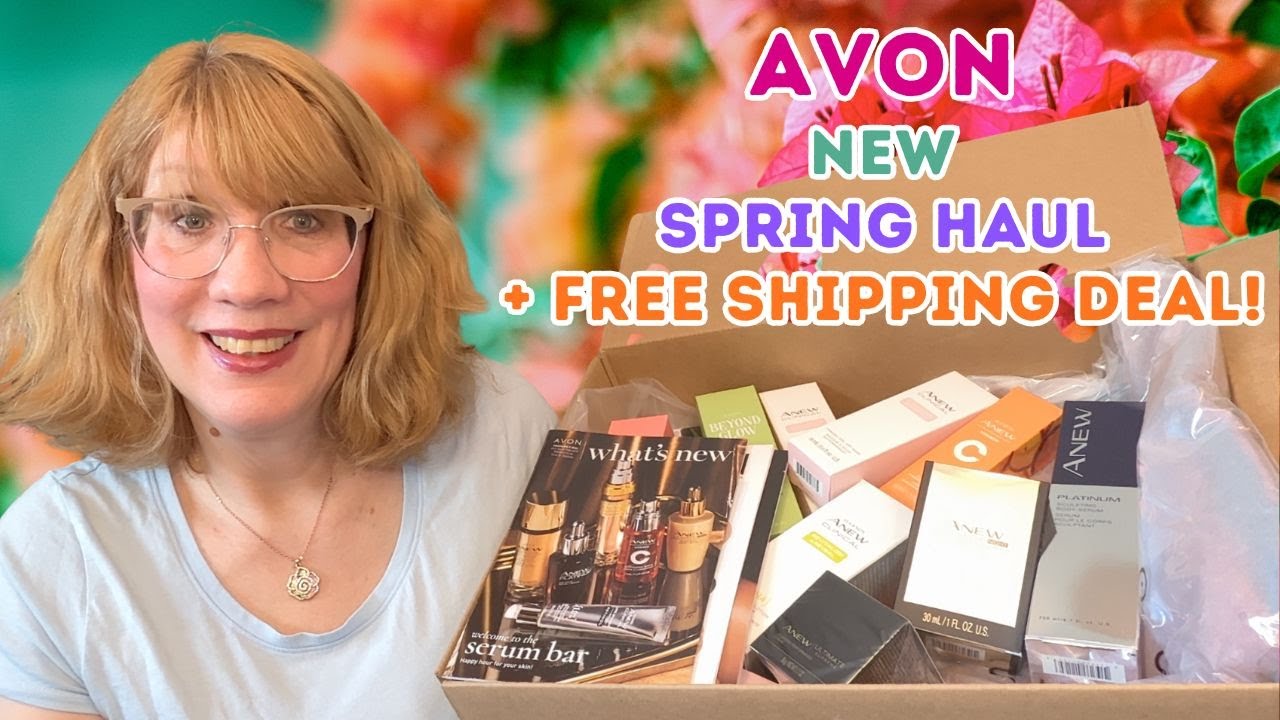 AVON New Spring Haul +Free Shipping Deal! - YouTube