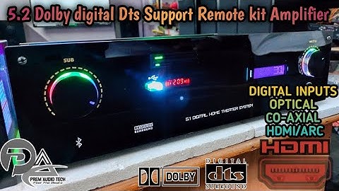 5.2 Remote kit Dolby digital Dts Support Amplifier/FT-003 Decoder merged with Remote kit