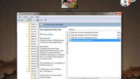 Common File Dialog Box - Customize Places Bar.flv