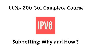 IPv6 Subnetting : Why and How
