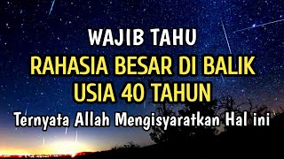 MUST KNOW!! The Big Secret Behind Age 40 | Turns Out God Hinted at This
