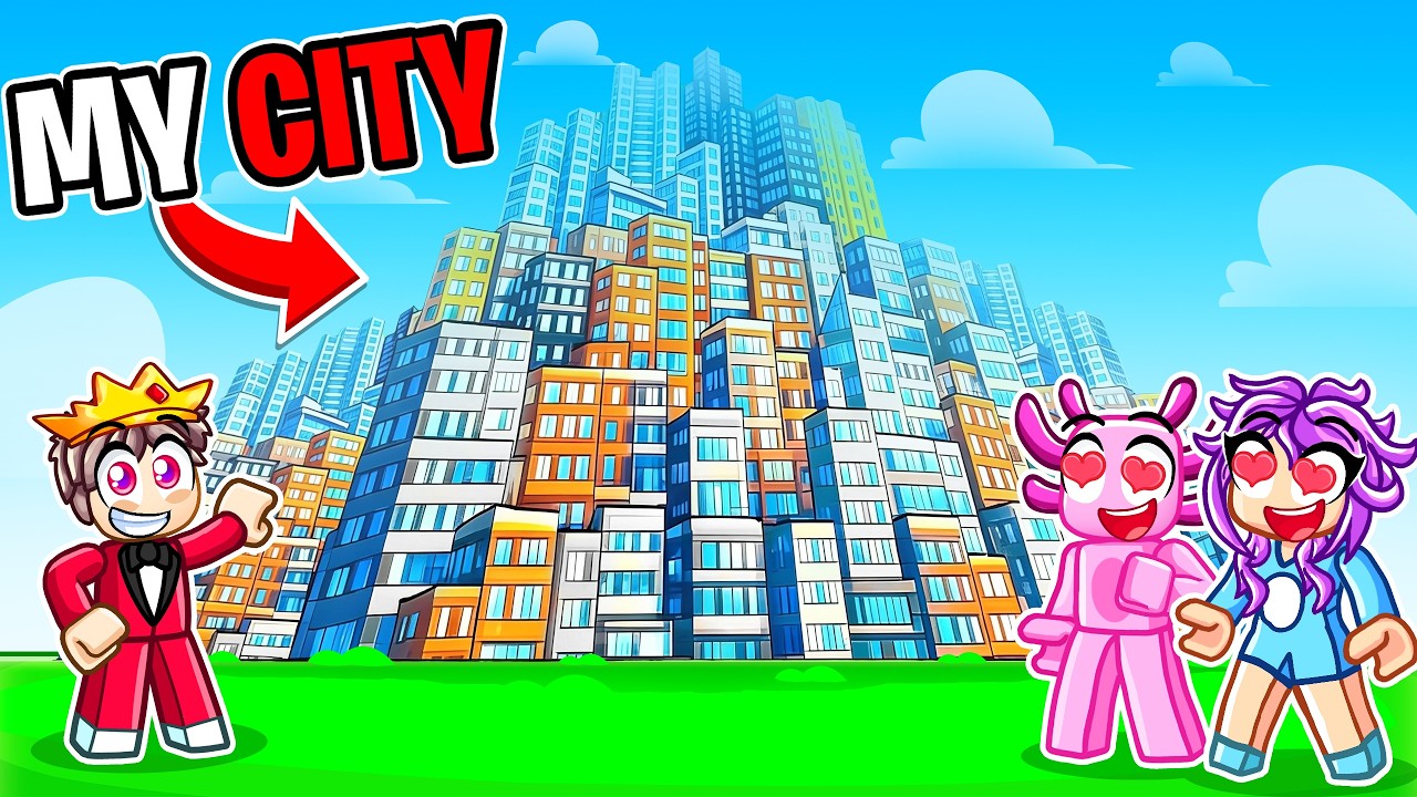 Building MAX CITY Tycoon For $965,765 In Roblox...!