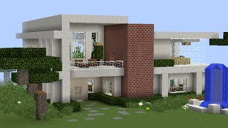 TUTORIAL DE COMO HACER UNA CASA BONITA Y MODERNA EN MINECRAFT #4