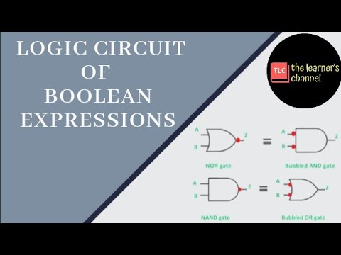 Logic Circuit of Boolean Expressions - YouTube