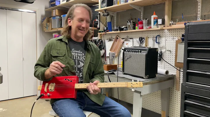 How To Play - I Won't Back Down Guitar Solo - Cigar Box Guitar Mike Snowden -  Song By Tom Petty