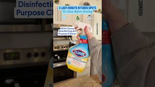 3 Last-Minute Kitchen Spots to Clean Before Hosting
Consider your holiday cleaning checklist complete. ✅
#Clorox #CleaningTips #Holiday #HostingSeason 3 Last-Minute Kitchen Spots to Clean Before Hosting