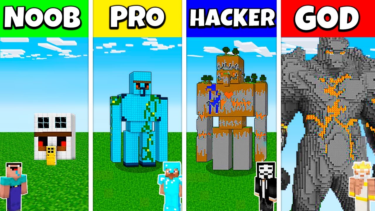 Pro Image Minecraft Minecraft Battle: Noob Vs Pro Vs Hacker Vs God! Tv Man – Estrich Mobil
