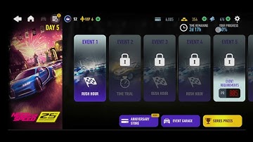 NEED FOR SPEED [NO LIMIT MOBIL GAMEPLAY |NFS 25TH ANNIVERSARY DAY FIVE (BUGGATI CHIRON)