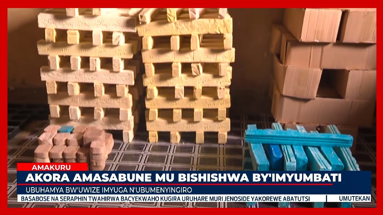 Nyanza: Ubumenyi yavanye muri TVET butuma akora amasabune mu bishishwa by'imyumbati
