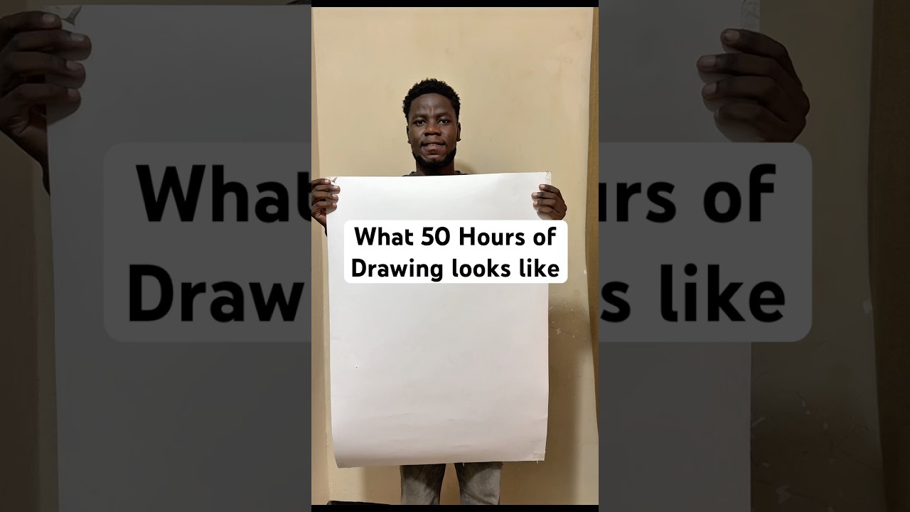 Reveal my artwork after 50 hours of  drawing  