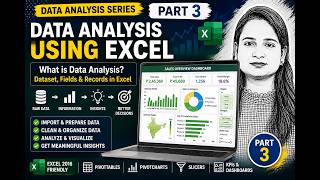 Data Analysis Using Excel | Part 3 | Sales Dashboard, PivotTables & PivotCharts