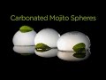 Molecular gastronomy reverse spherification to make spheres with liquid inside