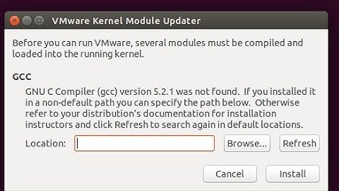 solucion gcc vmware workstation kali linux 2 0 y ubuntu