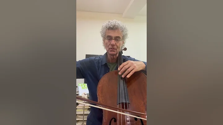 Cello mini master class on harmonics in staccato -...