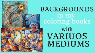 My favorite art supplies for #coloring backgrounds. What's the best for beginners and more advanced? screenshot 1