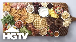 How to Make a Brunch-Themed Party Board | How-To | HGTV