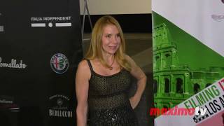 Jacqueline Murphy on the Red carpet Maximo TV Filming Italy Los Angeles