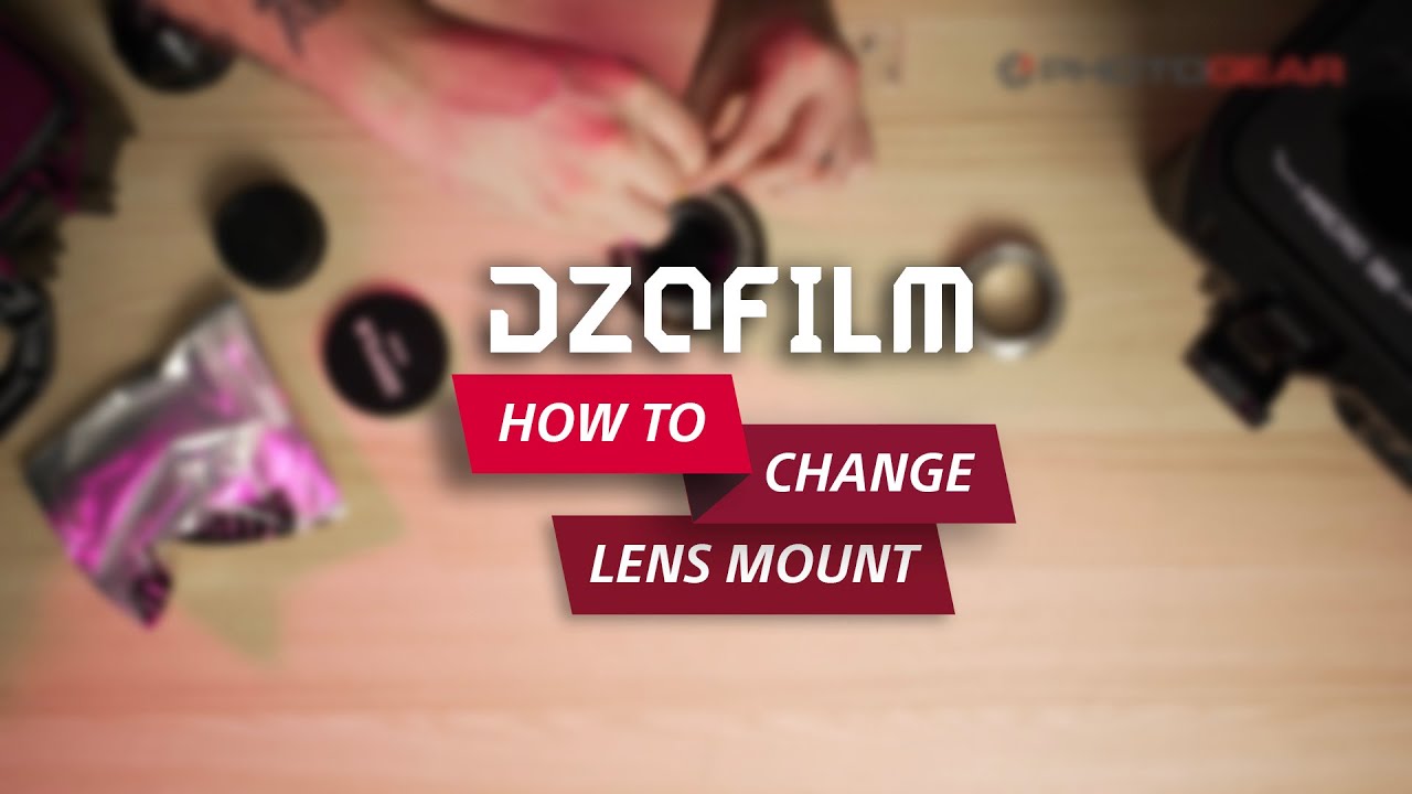 How to change DZOFILM mounts – Catta Ace / Vespid Prime