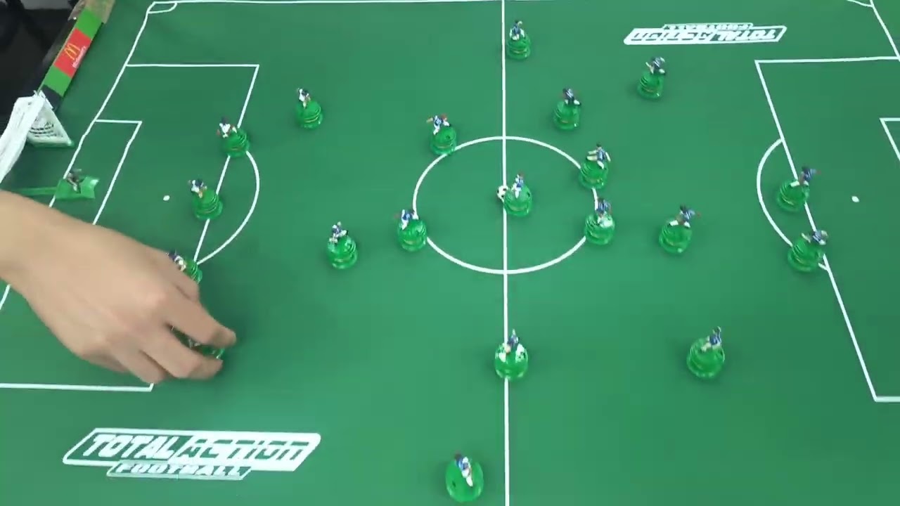 Pro Action Football (Alan vs Daniel ) Primer tiempo ⚽🥅 #futbol #hasbro #fifa #jugadaincreible