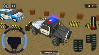 Police Jeep Spooky Stunt Parking 3D 2 Games||Best Android Gameplay Parking Game LEVEL-11 to 20 screenshot 5
