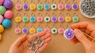Wow!😱 I made 300 pairs in one day and sold them all!💰Easy Crochet Idea with Soda Can Pull Tabs DIY
