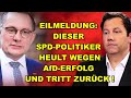 EIL: SPDler HEULT WEGEN AfD &amp; TRITT ZURÜCK!