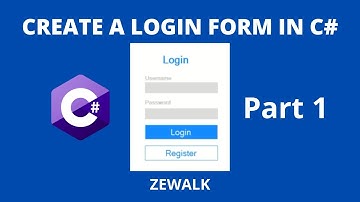 Create a Login Form in C# [2021]