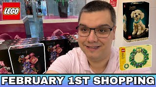 LEGO STORE SHOPPING February 1st  2026, DOUBLE POINTS &amp; GWP