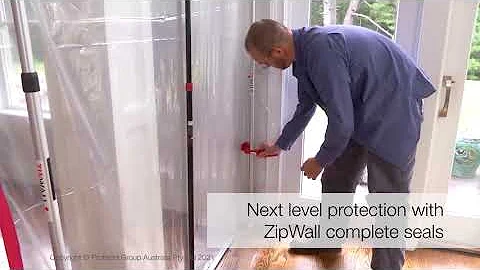 ZipWall® Extra Seal Extra Safe