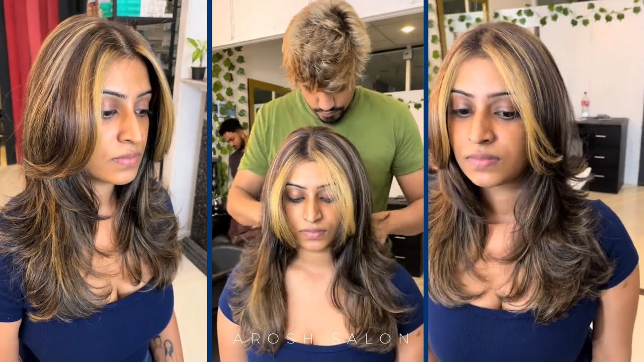 Hair cut color Transformation by arosh