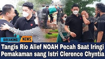Tangis Rio Alief Drummer NOAH Pecah Iringi Pemakaman sang Istri Clerence Cynthia