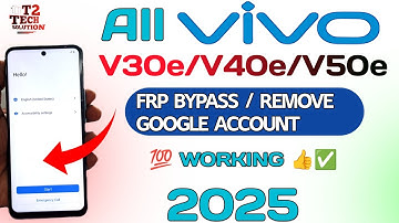 Vivo v30e / V40e/V50e FRP BYPASS WITHOUT PC ANDROID VERSION 14/15 || ALL VIVO/ IQOO FRP BYPASS 2025✅