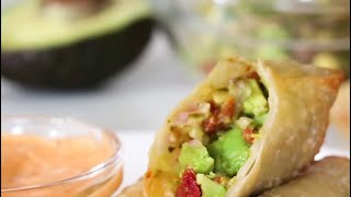 Homemade Avocado breakfast rolls for beginners