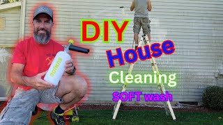How to Soft Wash a House Using a Pressure Washer & Foam Cannon screenshot 4