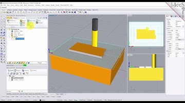 RhinoCAM 2018, 2½ Axis Introduction