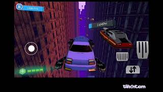cyberpunk racing | piloting flying car | Car Games Android gameplay #carsgames screenshot 5