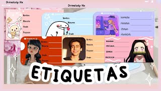 Como Hacer Etiquetas Para Cuadernos