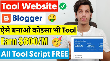 😱Create Any Tool Website Using This Method | How to Create Tool Website  2022 | Tool Website Blogger